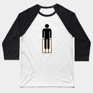 Piano Man Baseball T-Shirt